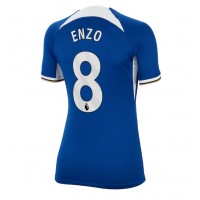 Camiseta Chelsea Enzo Fernandez #8 Primera Equipación Replica 2023-24 para mujer mangas cortas